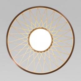 Подвесной светодиодный светильник 40016/1 LED коричневый Eurosvet