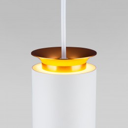 Подвесной светодиодный светильник 9+4W 4200К белый матовый/золото DLS021 Elektrostandard