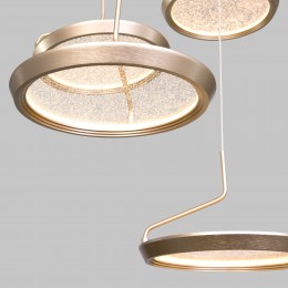 Подвесной светодиодный светильник 90034/6  золото Eurosvet