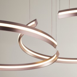 Подвесной светодиодный светильник с пультом управления 90180/3 сатин-никель Eurosvet