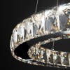 Светодиодная люстра с хрусталем 90023/1 хром Eurosvet