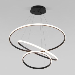 Подвесной светодиодный светильник с регулировкой цветовой температуры и яркости 90264/3 черный Eurosvet