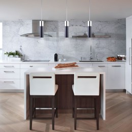 Подвесной светодиодный светильник в стиле лофт 50135/1 LED хром / черный Eurosvet