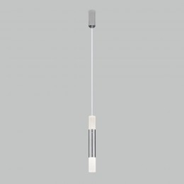 Подвесной светодиодный светильник в стиле лофт 50210/1 LED хром Eurosvet