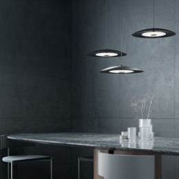 Подвесной светодиодный светильник в стиле лофт 90328/1 черный Eurosvet