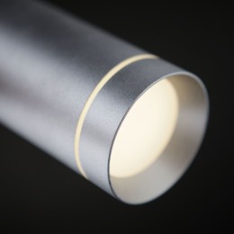 Подвесной светодиодный светильник в стиле лофт DLR023 12W 4200K хром матовый Eurosvet