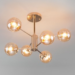 Потолочная люстра со стеклянными плафонами 30166/6 золото Eurosvet