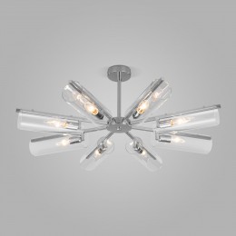 Потолочная люстра со стеклянными плафонами 70144/8 хром Eurosvet