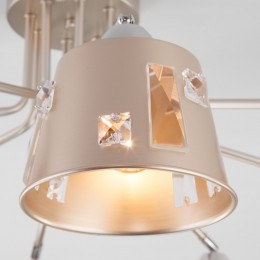 Потолочная люстра в стиле лофт 70105/8 шампань Eurosvet