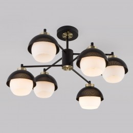Потолочная люстра в стиле лофт 70106/6 черный Eurosvet