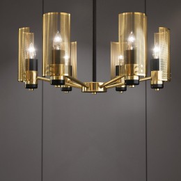 Потолочная люстра в стиле лофт 70139/6 латунь Eurosvet