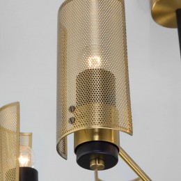 Потолочная люстра в стиле лофт 70139/6 латунь Eurosvet