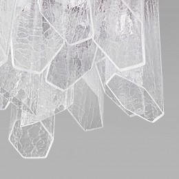 Потолочный светильник с плафонами из фактурного стекла 381/10 Bogate's