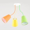 Потолочный светильник с тканевыми абажурами 2106 Wire Colour TK Lighting