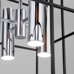 Потолочный светильник в стиле лофт 70142/8 хром Eurosvet