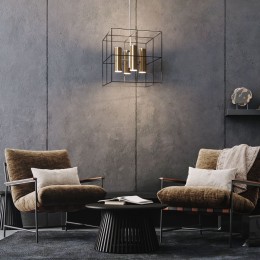 Потолочный светильник в стиле лофт 70142/8 латунь Eurosvet