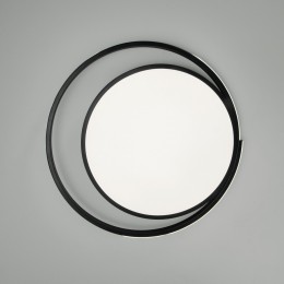 Потолочный светодиодный светильник с регулировкой яркости и цветовой температуры 90251/1 черный Eurosvet