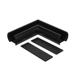 Slim Magnetic Коннектор угловой для шинопровода Round накладной черный 85135/00 Elektrostandard