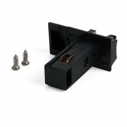 Slim Magnetic Соединитель для круглого шарнирного коннектора чёрный 85011/00 Elektrostandard