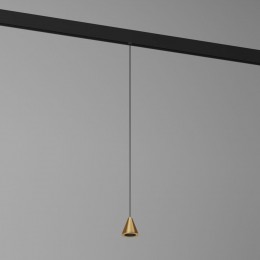 Slim Magnetic Трековый светильник 5W 4200K Event латунь 85039/01 Elektrostandard