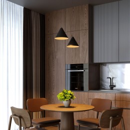 Светильник подвесной светодиодный Conus 16W 3000K черный 50316 LED Elektrostandard