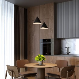 Светильник подвесной светодиодный Conus 16W 4000K черный 50316 LED Elektrostandard