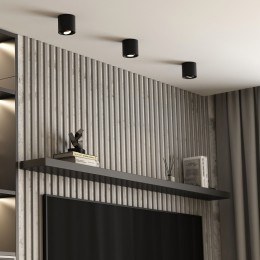Светильник потолочный светодиодный 10W 4200K чёрный 25041/LED Elektrostandard
