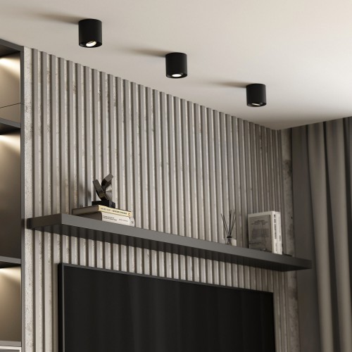 Светильник потолочный светодиодный 10W 4200K чёрный 25041/LED Elektrostandard