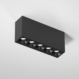 Светильник потолочный светодиодный Block 10W 4000K черный 25108/LED Elektrostandard