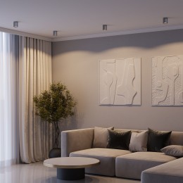 Светильник потолочный светодиодный Primo 12W 4000K титан 25116/LED Elektrostandard