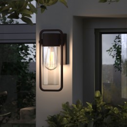 Светильник уличный настенный Lab 35001/D коричневый Elektrostandard