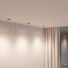 Светильник встраиваемый Renzo GU10 черный 25019/01 Elektrostandard