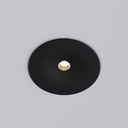 Светильник встраиваемый светодиодный Binnie 12W 3000K черный 15275/LED Elektrostandard