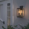 Уличный настенный светильник Candle D 35150/D черный Elektrostandard