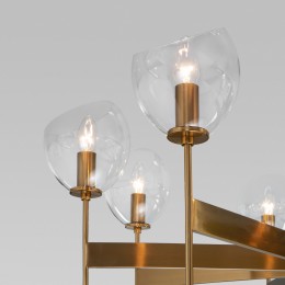 Умный потолочный светильник 60130/8 латунь Smart Eurosvet