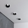 Встраиваемый светодиодный светильник 8W 4200K белый/чёрный жемчуг 25081/LED Elektrostandard