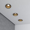 Встраиваемый светодиодный светильник 8W 4200K чёрный/золото 25081/LED Elektrostandard