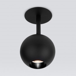 Встраиваемый светодиодный светильник Ball 12W 4200K черный 9926 LED Elektrostandard