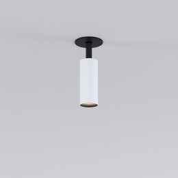 Встраиваемый светодиодный светильник Diffe 25039/LED 8W 4200K белый/черный Elektrostandard