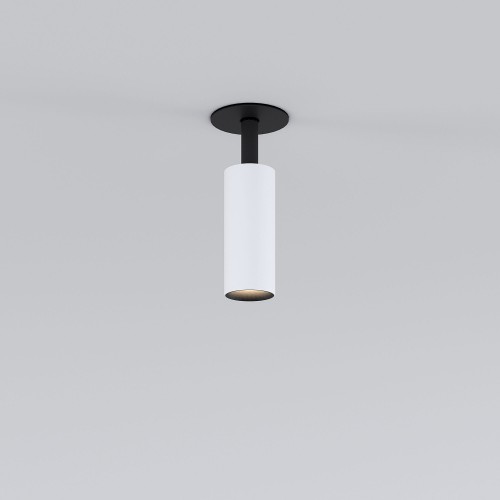 Встраиваемый светодиодный светильник Diffe 25039/LED 8W 4200K белый/черный Elektrostandard