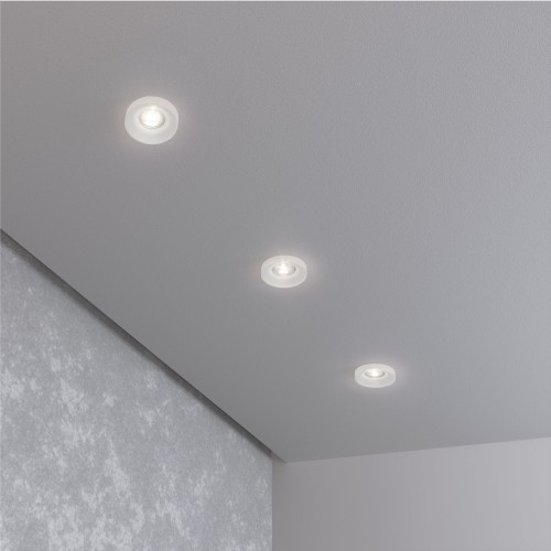 Встраиваемый точечный светодиодный светильник Mattis 3W 4200K прозрачный 15268/LED Elektrostandard
