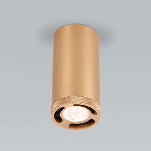 Светильник потолочный светодиодный 9W 4200K золото 25033/LED Elektrostandard