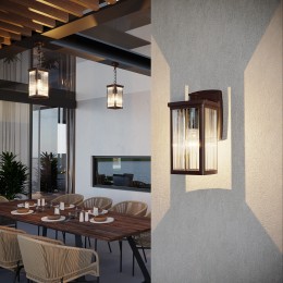 Lame H кофе Подвесной уличный светильник IP33 GL 1006H Elektrostandard