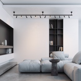 Module System Декоративная гибкая стойка с питанием черный 85191/00 Elektrostandard