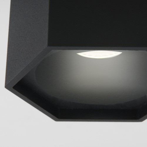 Накладной светодиодный светильник 7W 4200K черный 25037/LED Elektrostandard