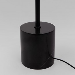 Напольный светильник с мраморным основанием 01158/2 черный Eurosvet