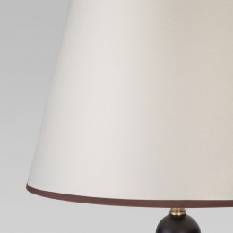 Напольный светильник с тканевым абажуром 01057/1 черный Eurosvet