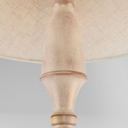 Напольный светильник с тканевым абажуром 01081/1 белый с золотом Eurosvet