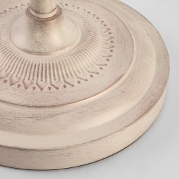 Напольный светильник с тканевым абажуром 01081/1 белый с золотом Eurosvet