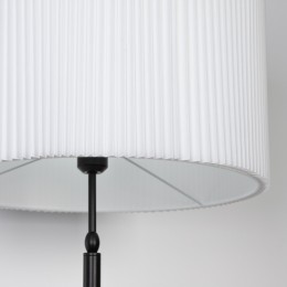 Напольный светильник с тканевым абажуром 01163/1 черный Eurosvet